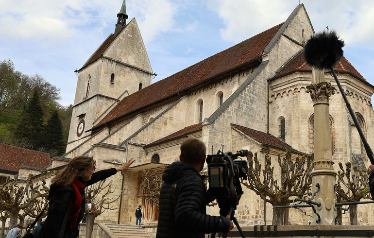 Pentecôte : messe en Eurovision à Saint-Ursanne